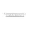 SPOT LED LINEAR EMBUTIR MOVEL 10W 3000K BRANCO