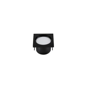 SPOT LED GOLDEN QD 2W 3000K PRETO IP20