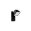 SPOT LED P/ CABECEIRA QD 7W 3000K PRETO IP44