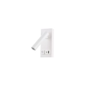 SPOT LED P/ CABECEIRA VERSA USB 2W 3000K BRANCO IP20