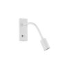 SPOT LED P/ CABECEIRA FLEX USB 4W PRETO IP20