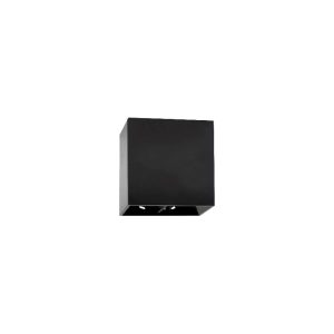 ARANDELA LED DECORATIVA  2 FACHOS 2W 3000K PRETO IP65