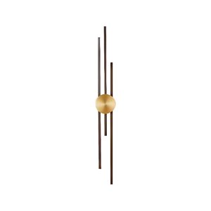 SYFLAR ARANDELA LED PERFIL 18W DOURADO