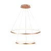 PENDENTE LED ARCHI 2 AROS DOURADO 60W