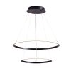 PENDENTE LED ARCHI 2 AROS PRETO 60W