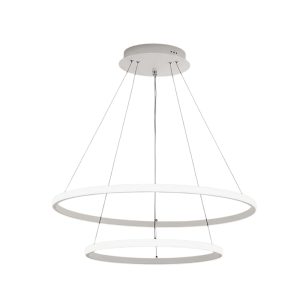 PENDENTE  LED ARCHI  2 AROS BRANCO 60W