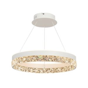 PENDENTE LED PARIS BRANCO 30W