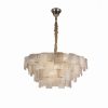 LUSTRE LED CRYSTAL OPALINE RD80