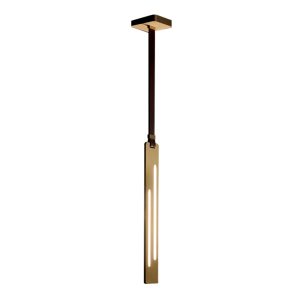 PENDENTE LED LINEA 12W DOURADO