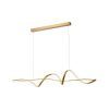 PENDENTE WAVE 28W DOURADO