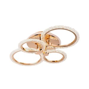 LUMINÁRIA PLAFON ECLIPSE 25W DOURADO