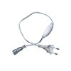 PLUG TOMADA MACHO 2 PINOS PISCA PISCA