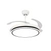 SYFLAR LUMINARIA LED E VENTILADOR 80W - BRANCO 3K/ 4K/ 6.5K