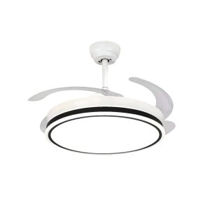 SYFLAR LUMINARIA LED E VENTILADOR 80W - BRANCO 3K/ 4K/ 6.5K