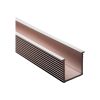 SYFLAR PERFIL LED PRATELEIRA PXG-YG01 3M OURO ESCOVADO