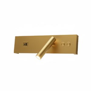 SYFLAR SPOT P/ CABECEIRA LBD8030C-12 12W 3000K DOURADO IP20