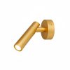 SYFLAR SPOT P/ CABECEIRA LCG1210B-2 2W 3000K DOURADO IP20