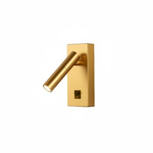 SYFLAR SPOT P/ CABECEIRA LCG1210F-2 2W 3000K DOURADO IP20