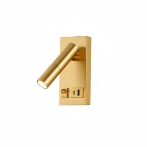 SYFLAR SPOT P/ CABECEIRA LCG1210FC-2 2W 3000K DOURADO IP20