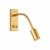 SYFLAR SPOT P/ CABECEIRA LCG1210FCA-4 4W 3000K DOURADO IP20