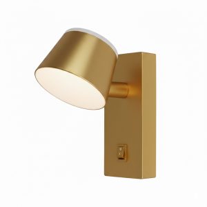 SYFLAR SPOT P/ CABECEIRA RD. 7W 3000K DOURADO IP44