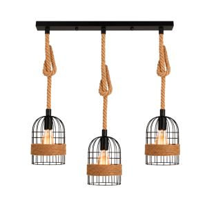 SYFLAR PENDENTE CORDA RUSTICA JA-008/3L