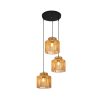 SYFLAR PENDENTE RUSTICO PALHA 3L
