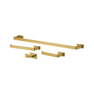 SZA CONJUNTO / KIT ACESSORIOS PARA BANHEIRO M1 DOURADO