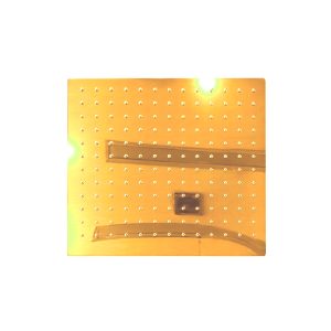 SZA DUCHA BICO 25X25 DOURADO