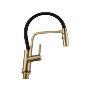SZA TORNEIRA GOURMET FLEX DU BASE R-666 OURO ESCOVADO