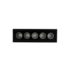 SPOT LED LINEAR EMB. 10W 3000K PRETO APOLLO