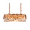 SINDORA LUSTRE CRYSTAL DCD-0222 B-A E14X12 RT 28X37 DOURADO