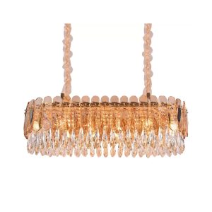 SINDORA LUSTRE CRYSTAL DCD-0222 B-A E14X12 RT 28X37 DOURADO