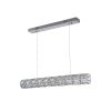 SINDORA PENDENTE CRYSTAL DCD00308 22W RT 76X10 3000K CROMADO