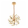 SINDORA PENDENTE LED DCD01206 92W Ø65 3000K DOURADO