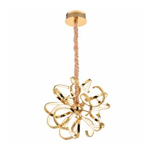 SINDORA PENDENTE LED DCD01206 92W Ø65 3000K DOURADO
