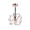 SINDORA PENDENTE LED DCD01208 92W Ø65 3000K OURO ROSE