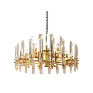 SINDORA LUSTRE CRYSTAL DCD-00220 E14X28 Ø80 DOURADO