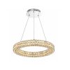 SINDORA PENDENTE CRYSTAL DCD-00304 24W 1 ARO 3000K CROMADO