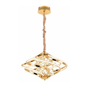 SINDORA PENDENTE LED DCD-01204 46W 3000K DOURADO