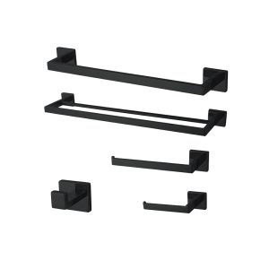SZA CONJ TOALHEIRO / KIT ACESSÓRIOS PARA BAN  M3 PRETO FOSCO