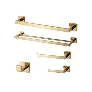 SZA CONJ TOALHEIRO / KIT ACESSÓRIOS PARA BAN  M3 DOURADO