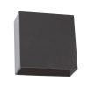 ARANDELA LED BOX 2 FACHOS 4W 3000K IP65 PT BIVOLT