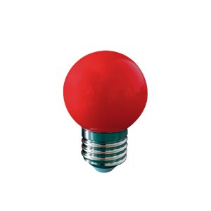 LAMP. BOLINHA G-45 1.5W VERMELHO APOLLO