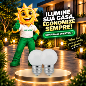 LAMP. BOLINHA G-45 4W 6500K E27 BIVOLT TOP LIGHT