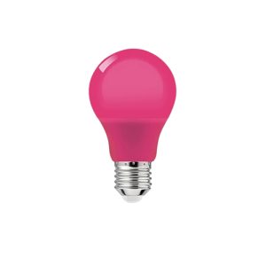 LAMP. BULBO LED 9W E27 ROSA BIVOLT