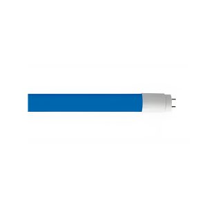 LAMP. TUBULAR LED T8 9W 600MM AZUL BIVOLT APOLLO
