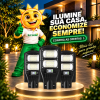 LUM. POSTE/PUBLICA SOLAR 100W 6500K + PLACA APOLLO