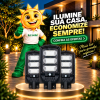 LUM. POSTE/PUBLICA SOLAR 150W 6500K + PLACA APOLLO