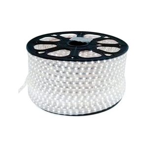 MANGUEIRA CHATA/ FITA LED 5050 60LEDS 6500K 100M 220V IP65 S/ CABO APOLLO